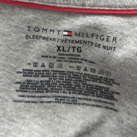Tommy Hilfiger Men's Sleepwear Short Sleeve Logo T-Shirt Size XL - Picture 3 of 3